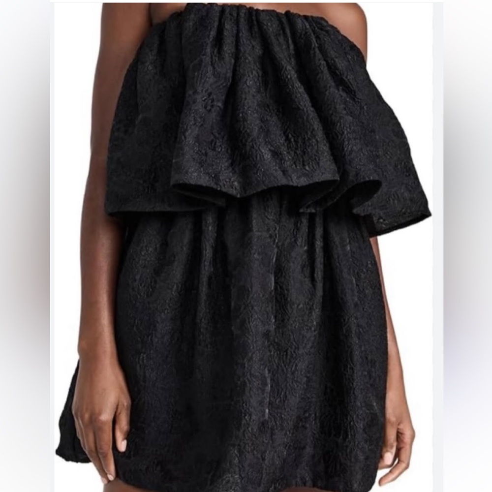 Ulla Johnson Black Strapless Dress